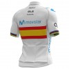 Tenue Maillot + Cuissard à Bretelles 2020 Movistar Team Championnats d'Espagne N001